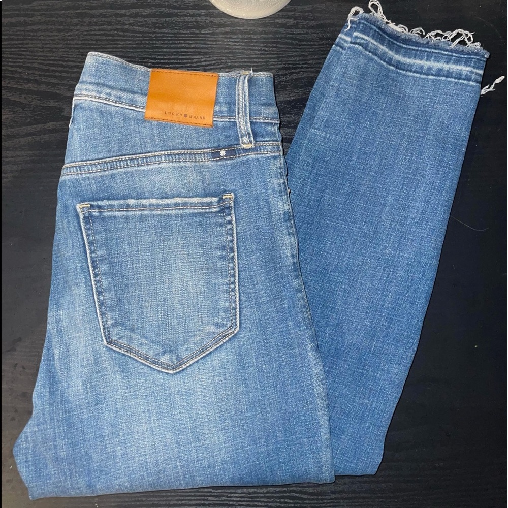 Lucky Brand Bridgette Ankle Skinny, High Rise Stretch Jean US 6/28